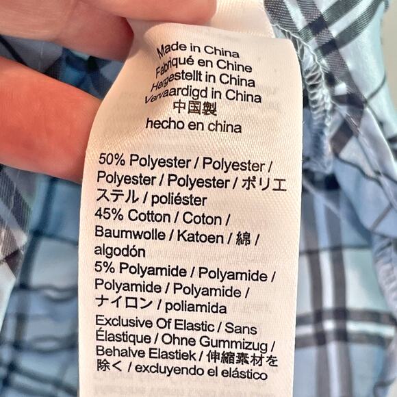 J. Crew NWT Smocked Tank in Textured Plaid - size Large - Picture 3 of 7